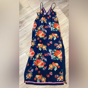 Joie multi Color Silk Maxi Dress size small